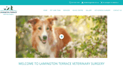 Desktop Screenshot of lamingtonvet.com.au